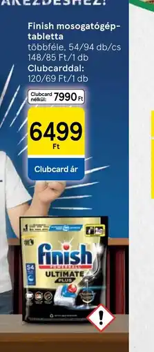 Tesco Finish mosogatgép-tabletta ajánlat