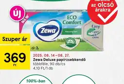 Tesco Zewa Deluxe papírzsebkendő ajánlat