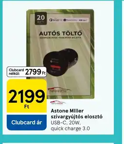 Tesco Auts töltő ajánlat