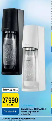 Tesco SodaStream TERRA CQC szdagép ajánlat
