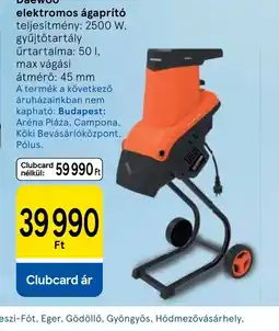 Tesco Daewoo elektromos ágaprít ajánlat