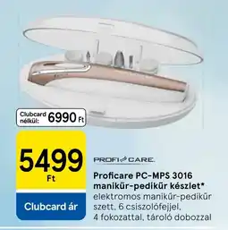 Tesco Proficare PC-MPS 3016 manikűr-pedikűr készlet ajánlat