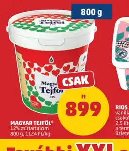PENNY Magyar Tejföl ajánlat