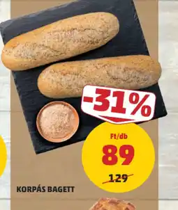 PENNY Korpás Bagett ajánlat