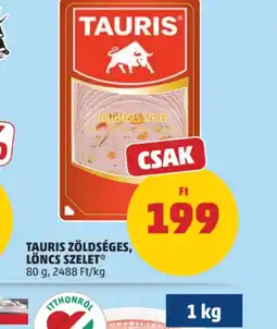 PENNY Tauris Zöldséges Löncs Szelet ajánlat
