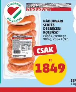 PENNY Nádudvari Sertés Debreceni Kolbász ajánlat