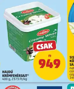 PENNY Hajdú Krémfehérsajt ajánlat