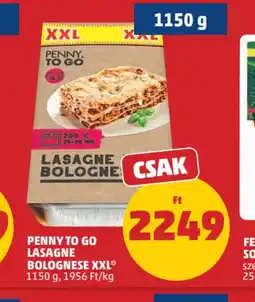 PENNY Penny to go Lasagne Bolognese XXL ajánlat