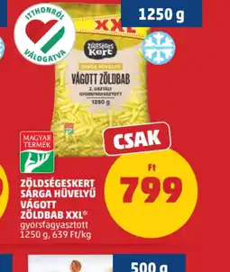 PENNY Zöldségeskert Sárga hüvelyű vágott zöldbab XXL ajánlat