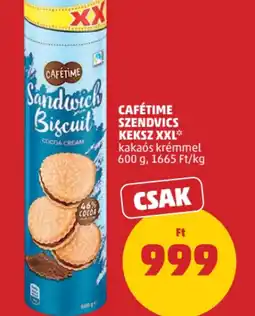 PENNY Cafetime Szendvics Keksz XXL ajánlat