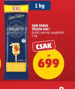 PENNY San Fabio Tészta XXL ajánlat