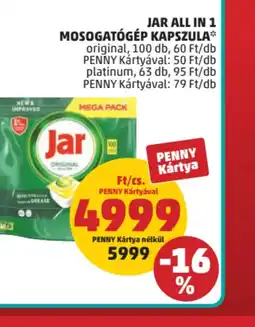 PENNY Jar All in 1 Mosogatgép Kapszula ajánlat
