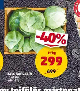PENNY Fejes Káposzta ajánlat