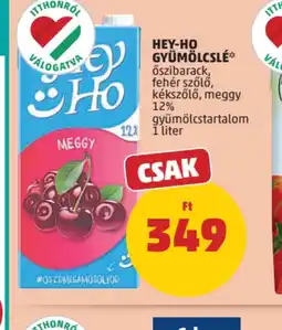 PENNY Hey-Ho Gyümölcslé ajánlat