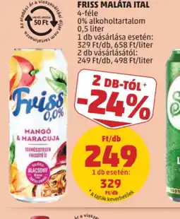 PENNY Friss Maláta Ital ajánlat