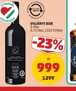 PENNY Villányi Bor ajánlat