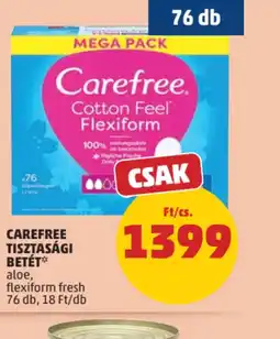 PENNY Carefree tisztasági betét ajánlat