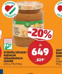PENNY Gyümölcsöskert Prémium Sárgabarack Lekvár ajánlat