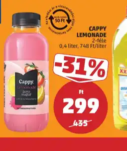 PENNY Cappy Lemonade ajánlat