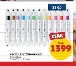 PENNY Filctoll és szövegkiemelő ajánlat