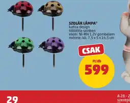 PENNY Szolár lámpa ajánlat