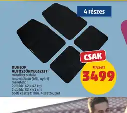 PENNY Dunlop autszőnyegszett ajánlat