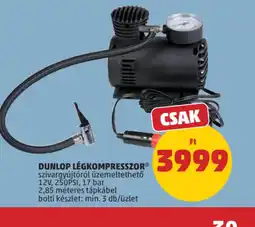 PENNY Dunlop légkompresszor ajánlat