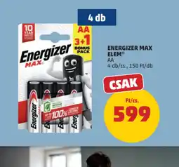 PENNY Energizer Max Elem ajánlat