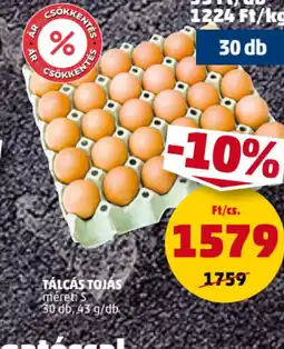 PENNY Tálcás tojás ajánlat