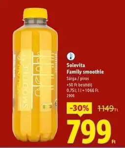 Lidl Solevita Family smoothie ajánlat