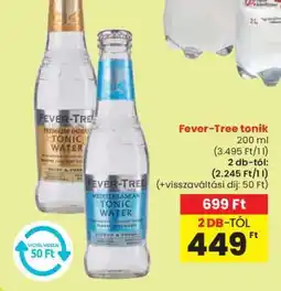 Spar Fever-Tree tonik ajánlat