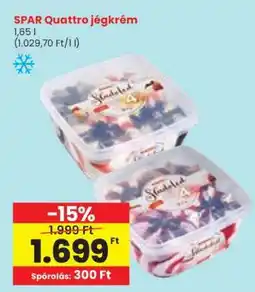 Spar SPAR Quattro jégkrém ajánlat