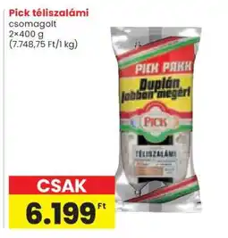 Spar PICK Téliszalámi ajánlat