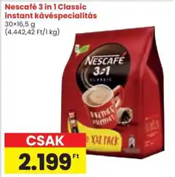 Spar Nescafé 3 in 1 Classic instant kávéspecialitás ajánlat