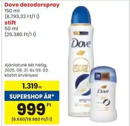 Spar Dove dezodorspray és stift ajánlat