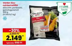 Spar VALDOR Zizu csirkemellfilé ajánlat