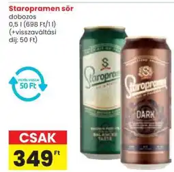 Spar Staropramen sör ajánlat