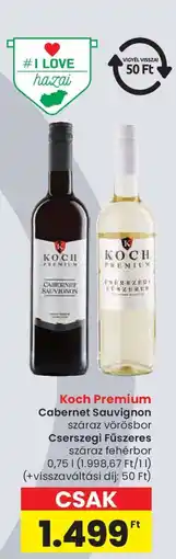 Spar Koch Premium Cabernet Sauvignon ajánlat