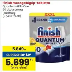 Spar FINISH Mosogatógép-tabletta ajánlat