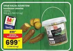 Spar SPAR HAZAI.SZERETEM kovászos uborka ajánlat
