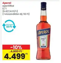 Spar Aperol ajánlat