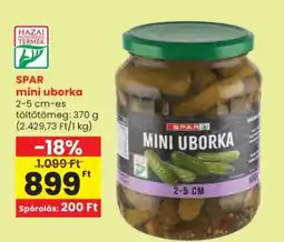 Spar SPAR mini uborka ajánlat