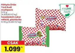 Spar Pöttyös Óriás Túró Rudi Multipack ajánlat