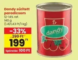 Spar Dandy sűrített paradicsom ajánlat