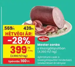 Spar Mester Sonka ajánlat