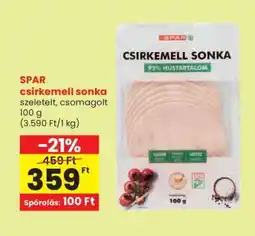 Spar SPAR csirkemell sonka ajánlat