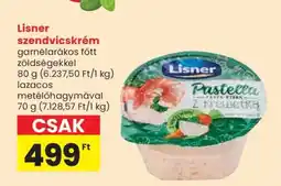 Spar Lisner szendvicskrém ajánlat