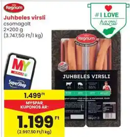 Spar Juhbeles virsli ajánlat