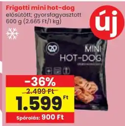Spar Frigotti mini hot-dog ajánlat