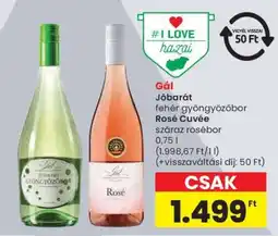 Spar Gál Jóbarát fehér gyöngyözőbor / Rosé Cuvée ajánlat